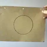 circle viewed from straight on