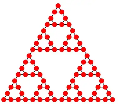 Hanoi Graph for 4 discs