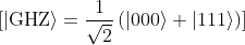 GHZ normal