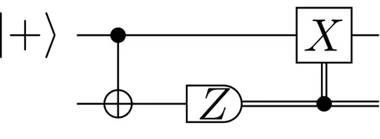 Alternative one-bit teleportation circuit