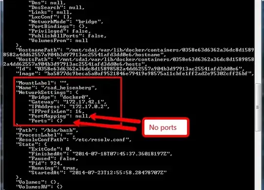 Docker container port