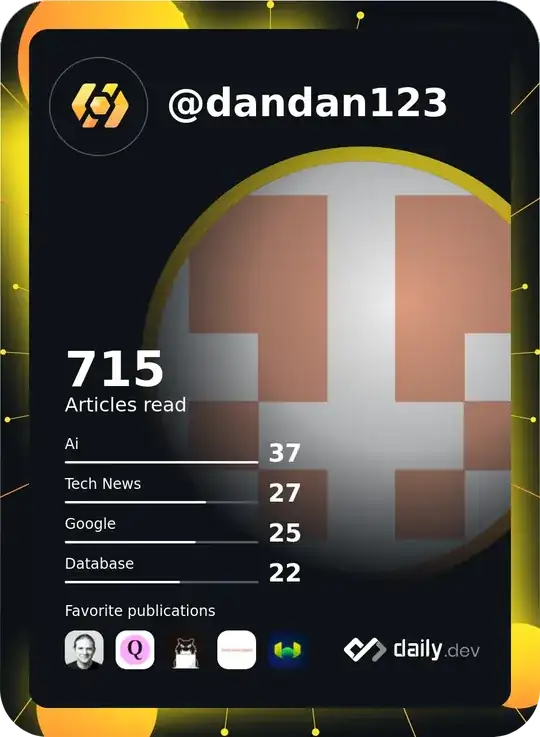 Danyal's Dev Card
