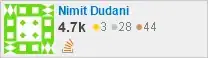 profile for Nimit Dudani on Stack Exchange, a network of free, community-driven Q&A sites
