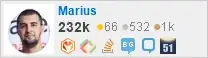 profile for Marius on Stack Exchange, a network of free, community-driven Q&A sites