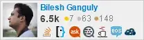profile for Bilesh Ganguly on Stack Exchange, a network of free, community-driven Q&A sites