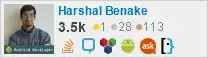 profile for Harshal Benake on Stack Exchange, a network of free, community-driven Q&A sites profile for Harshal Benake on Stack Exchange, a network of free, community-driven Q&A sites