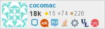 profile for cocomac on Stack Exchange, a network of free, community-driven Q&A sites