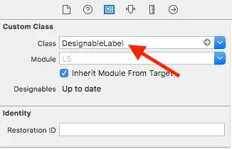 Specifying the class to your UILabel