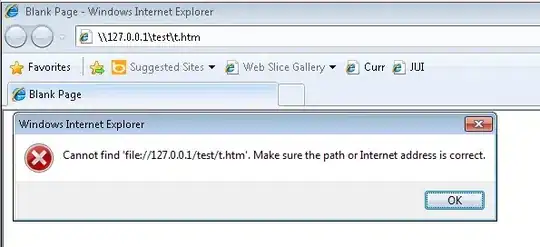 The screen with element inspection open