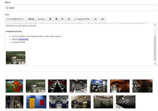 Screenshot of query cfdump