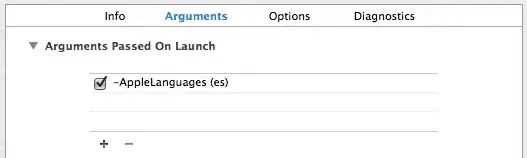 top right corner of Xcode text editor pane