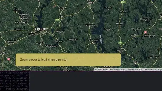 fixed centered alert