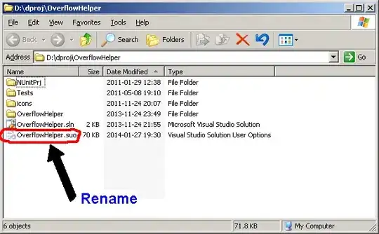 Screenshot of Windows Explorer with a .suo file highlighted