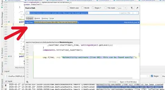 screenshot of Search Results