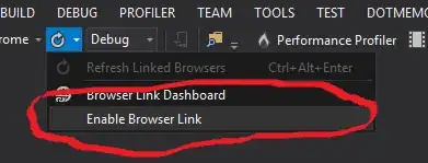 Uncheck Browser Link