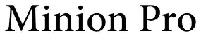 Minion Pro medium