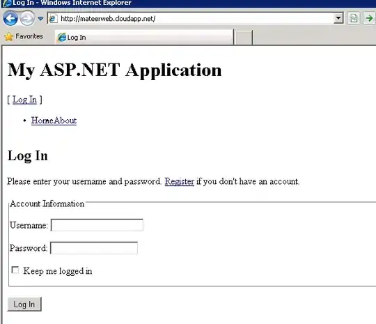 All database entries are here (just imagine they are all filled. I had to remove the actual values due to privacy protection). No problem here!