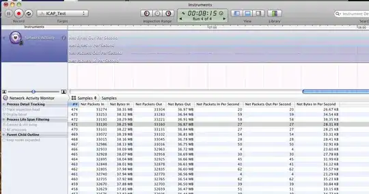 screenshot of html output