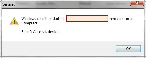 Error Dialog