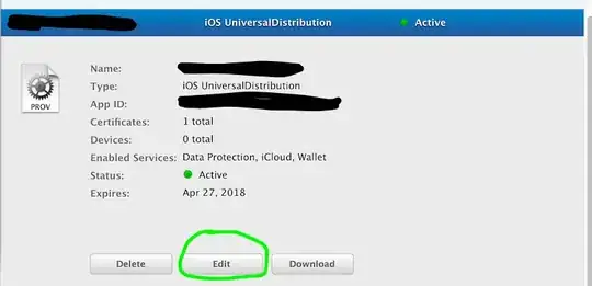 Select Expiring Profile and Edit
