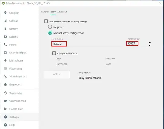 screen-shot for HTTP config
