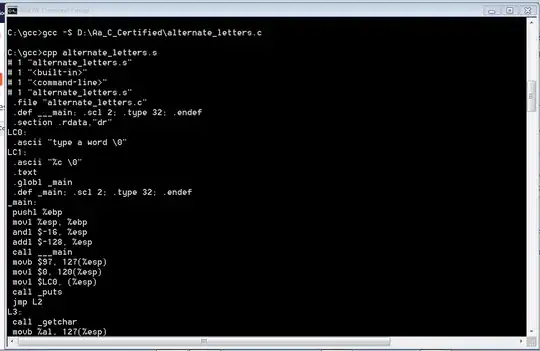 Output of these commands