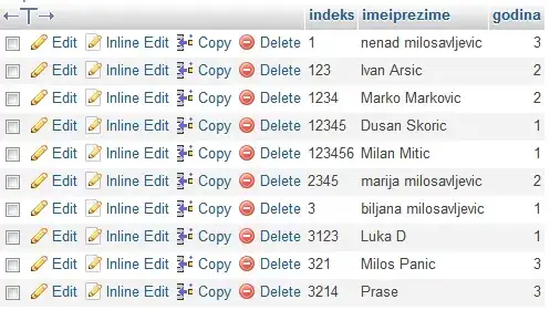 This is what shows up next to the logcat
