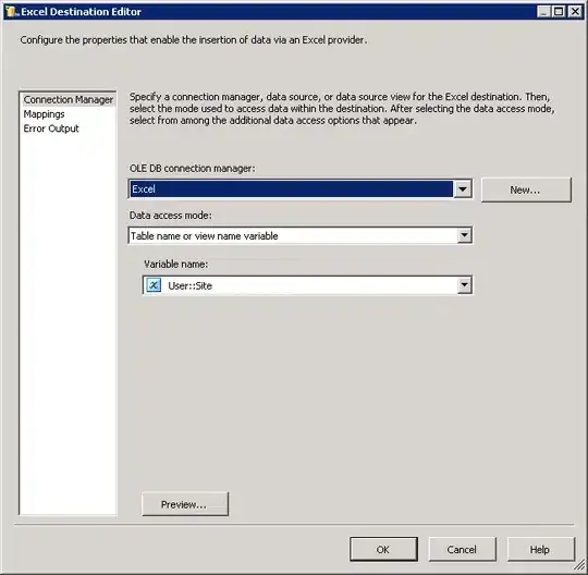 Export option in interactive window