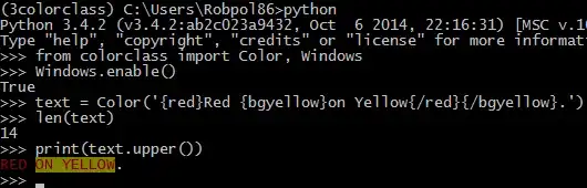 Example on Windows cmd.exe