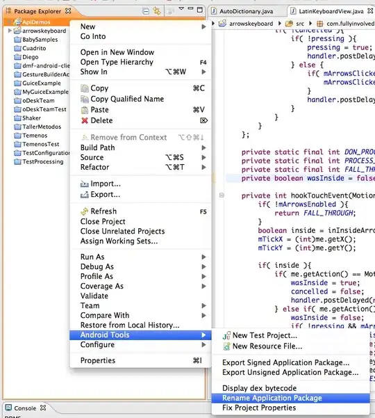 after removing a child property