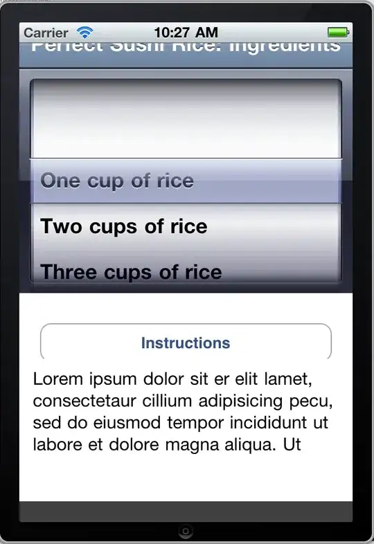 Picture of toggle instructions in the search field.