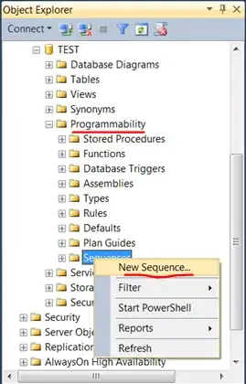 An image showing the state of a Git repository before cherry-picking. On the master branch, there are five commits, A through E. A second branch, labeled 'feature', contains four commits and diverges at commit B. The 'feature' commits are labeled K through N, with L in the middle.
