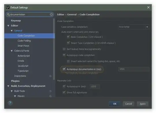 the curve should be smooth, ignoring any x channels where the corresponding y value is zero