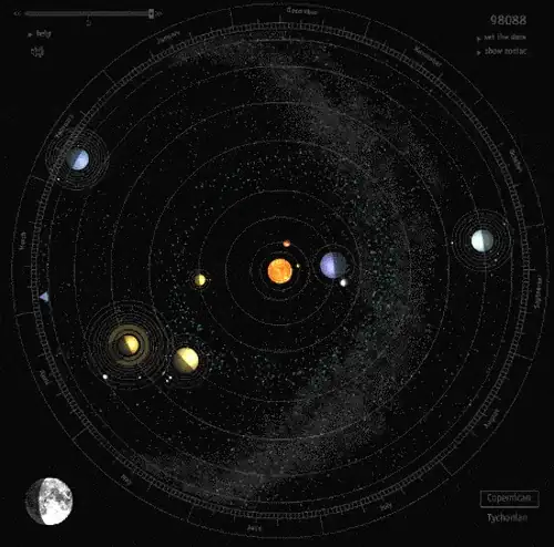 solar system animation