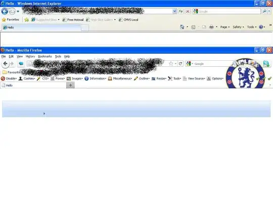 Screen animation of exporting the CRT