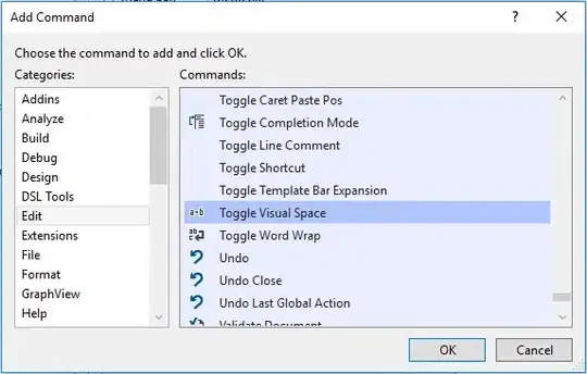 Debug screenshot of Mapped list object from post json data