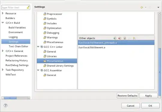 dependencies attached