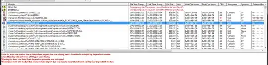 I got some error like this