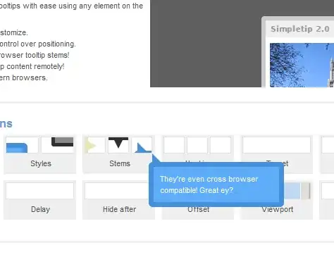 You can see the format in the DB