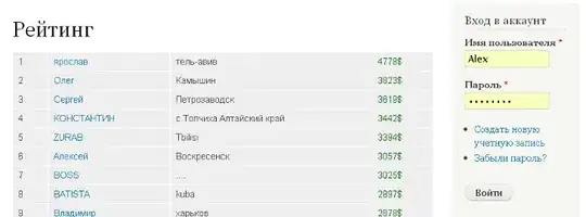 image of a simple webpage with a yellow header saying 'header', and two buttons below it with a space between the buttons