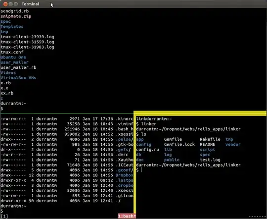 Screenshot of Xcode property