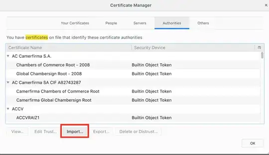 Screenshot of app with an outlined text input