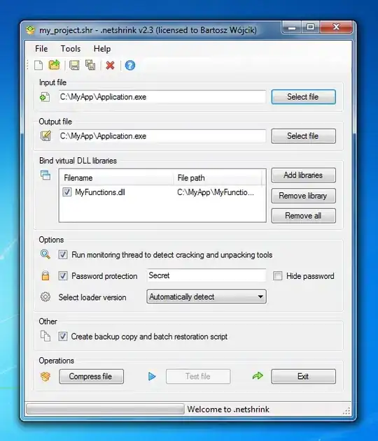 Graph with time and memory benchmark