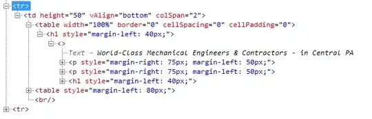 This is how it looks now