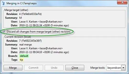 Screenshot of run configruations
