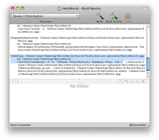 This is the error shown