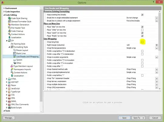 Sample Program to Scroll through 100 elements
