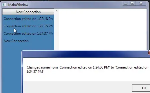 after clicking on edit