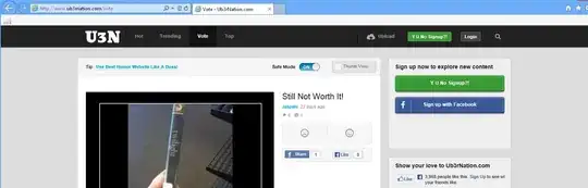 Screenshot of file structure