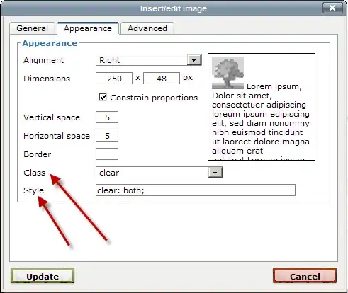 Screenshot of compilation error